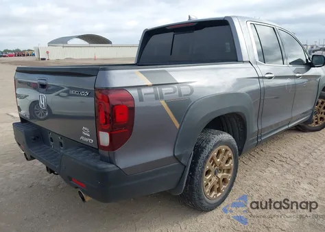 2022 Honda Ridgeline Rtl-E из США, поврежденный, VIN 5FPYK3F73NB019760